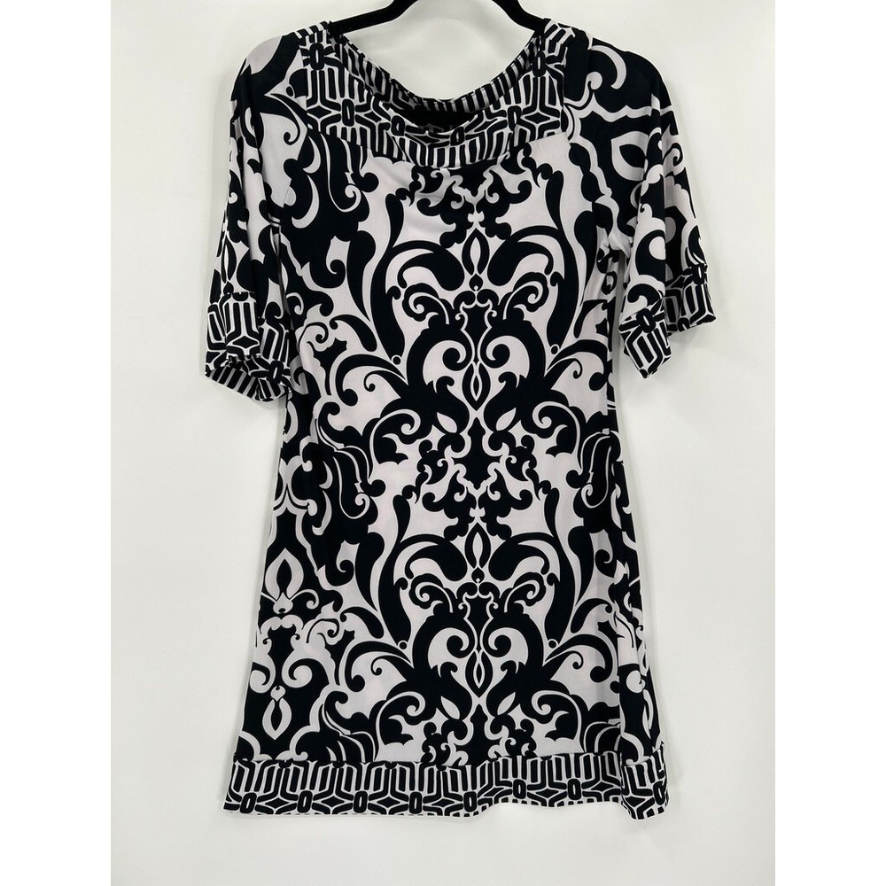 Candies Womens Size S Black & White Shift Dress